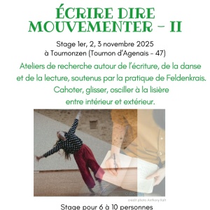 Stage écrire dire mouvementer 2025
